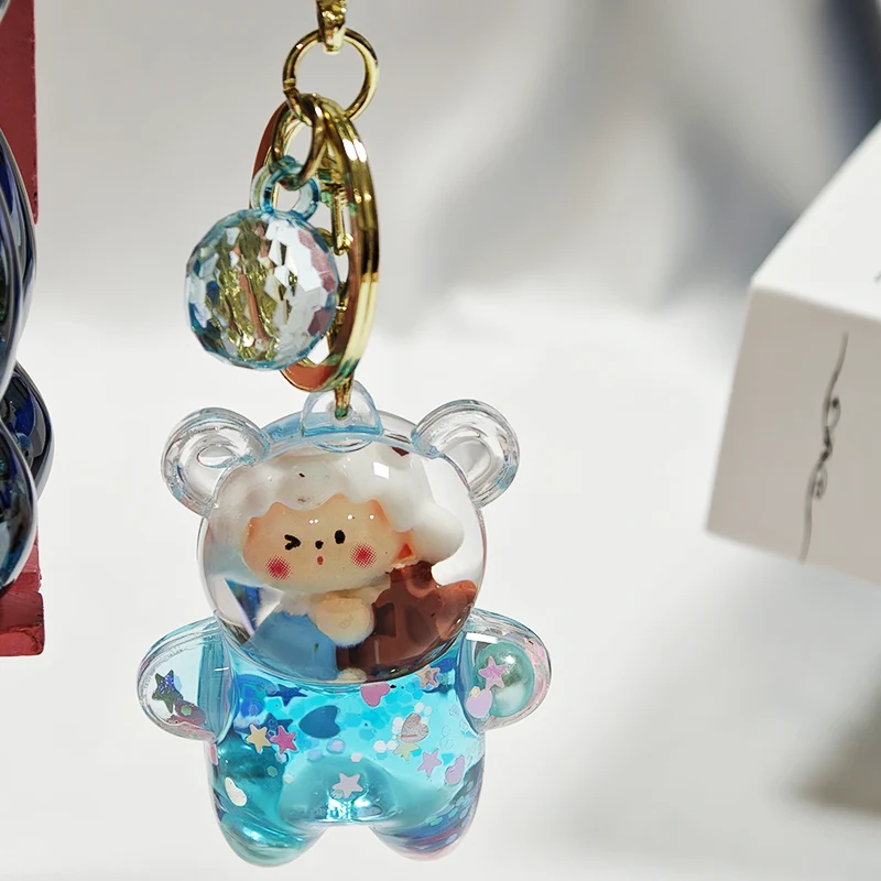 Violent bear Liquid Keychain Violent bear Liquid Keychain