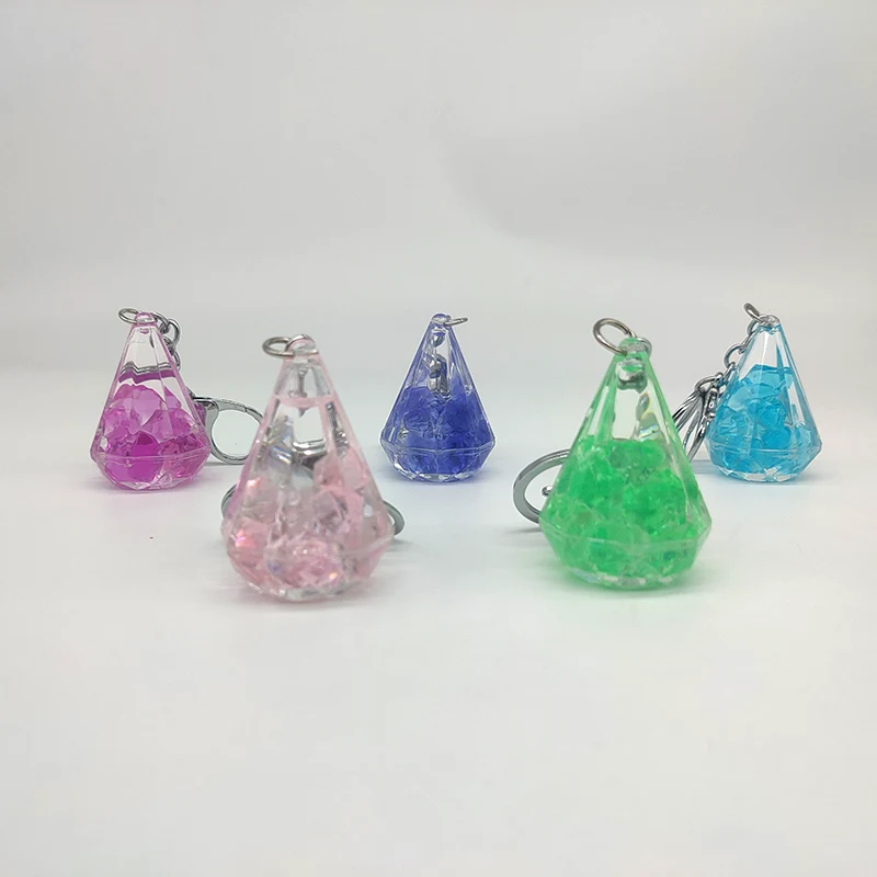 Small Diamond Quicksand Keychain Small Diamond Quicksand Keychain