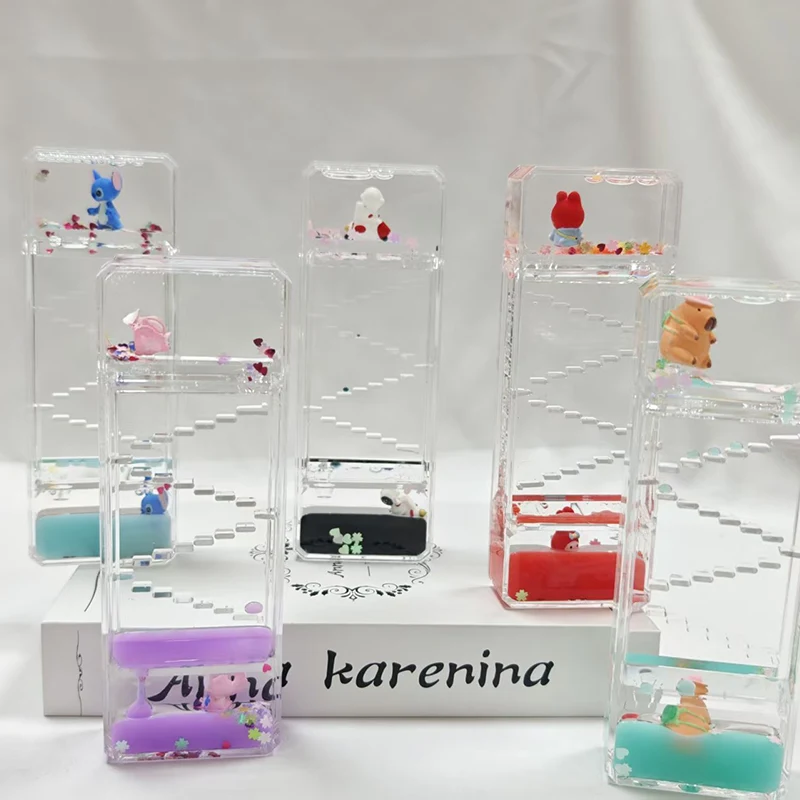Trapezoidal Liquid Hourglass Ornament Trapezoidal Liquid Hourglass Ornament