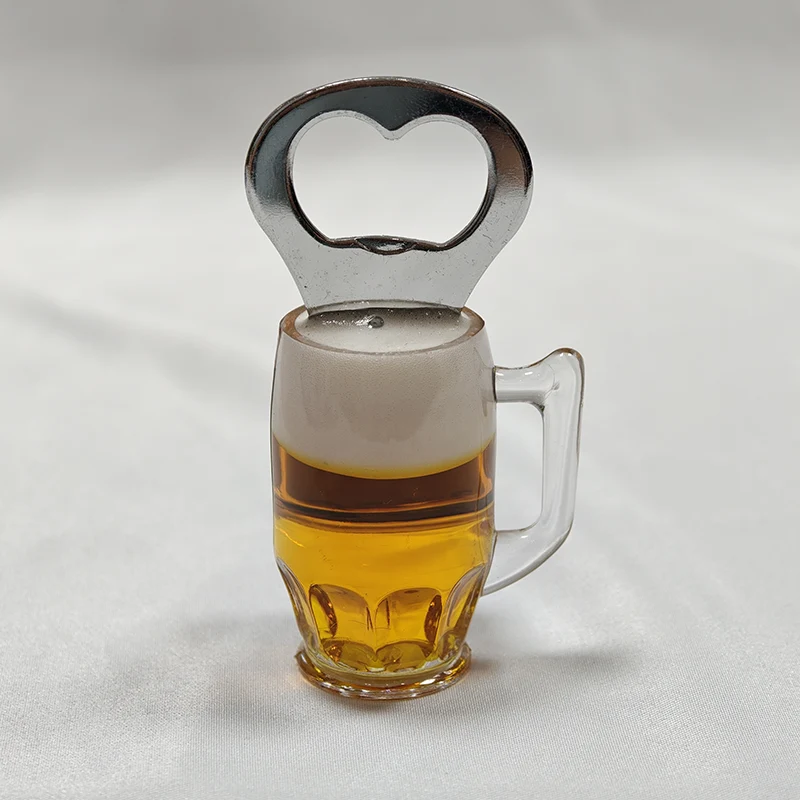 Simulated Beer Mug Opener Creative Refrigerator Magnet Simulated Beer Mug Opener Creative Refrigerator Magnet